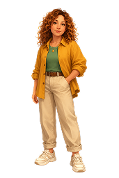 Illustrated portrait of Anna